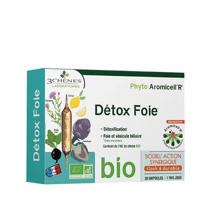 БИО ДЕТОКС ЧЕРЕН ДРОБ ампули 20 броя / 3 CHENES BIO LIVER DETOX