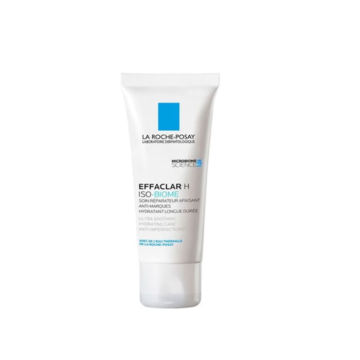 ЛА РОШ ПОЗЕ ЕФАКЛАР H ISO-BIOME ХИДРАТИРАЩ УСПОКОЯВАЩ КРЕМ 40 мл. / LA ROCHE POSAY EFFACLAR H ISO-BIOME ULTRA SOOTHING HYDRATING CARE