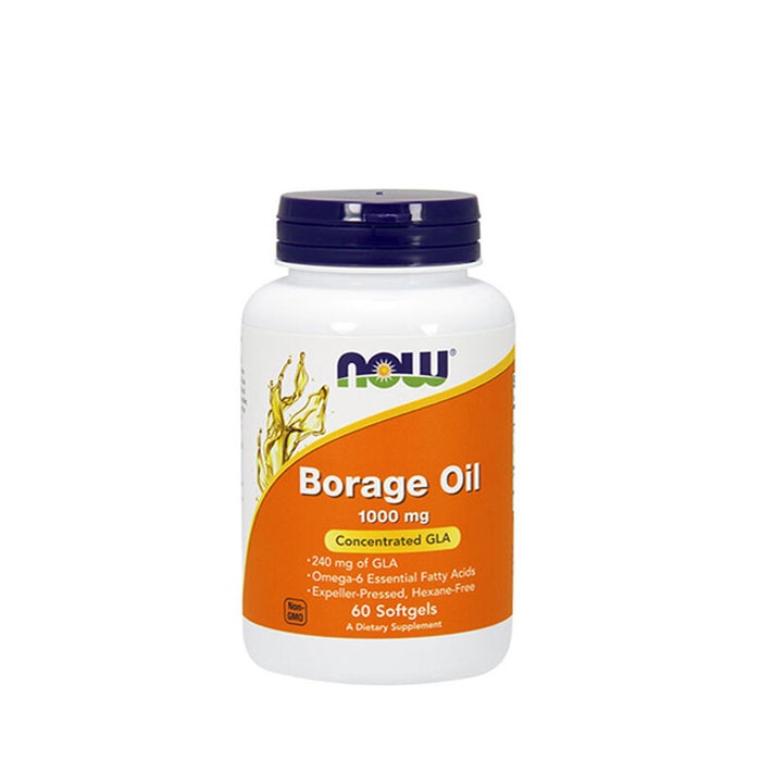 НАУ ФУДС МАСЛО ОТ ПОРЕЧ драже 60 броя / NOW FOODS BORAGE OIL