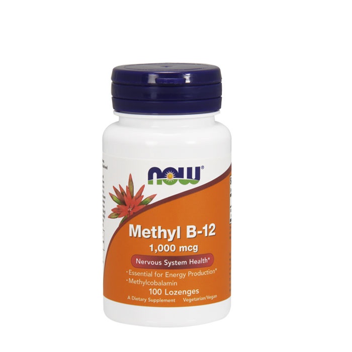 НАУ ФУДС МЕТИЛ Б12 драже 1000 мкг. 100 броя / NOW FOODS METHYL B12
