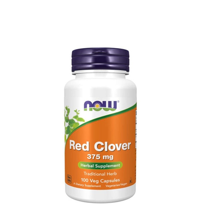 НАУ ФУДС ЧЕРВЕНА ДЕТЕЛИНА капсули 375 мг. 100 броя / NOW FOODS RED CLOVER