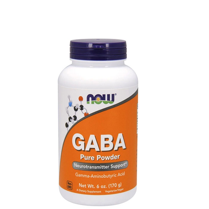 НАУ ФУДС ГАБА прах 170 гр. / NOW FOODS GABA 100% PURE POWDER