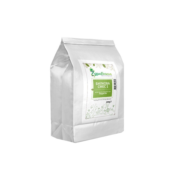 ЗДРАВНИЦА БИЛКОВА СМЕС №1 ПРИ ПОДАГРА 200 гр. / ZDRAVNITZA HERBAL MIXTURE N1 FOR GOUT