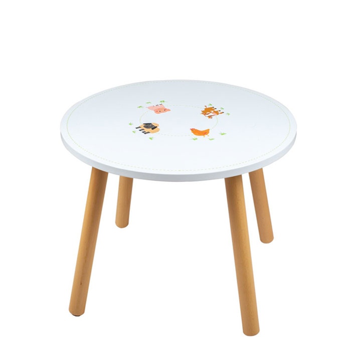 ДЕТСКА ДЪРВЕНА МАСА-ФЕРМА БИГДЖИГС / BIGJIGS TOYS WOODEN KIDS TABLE - FARM