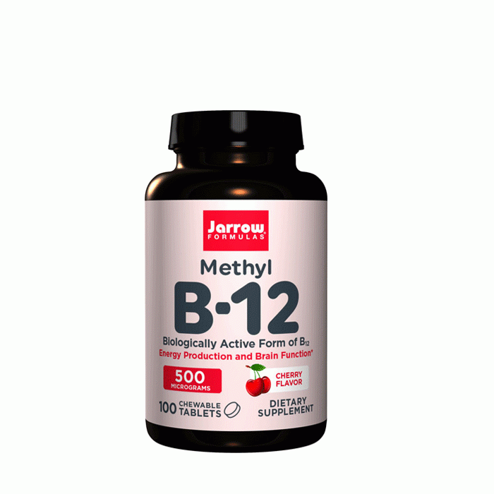 ВИТАМИН Б12 дъвчащи таблетки 500 мкг 100 броя / JARROW FORMULAS VITAMIN B12