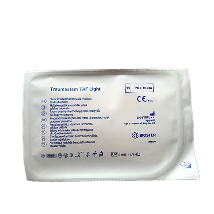 ТРАУМАСТЕМ ТАФ ЛАЙТ АБСОРБИРУЕМ ХЕМОСТАТ ТИП МРЕЖА 20 х 10 см / TRAUMASTEM TAF LIGHT