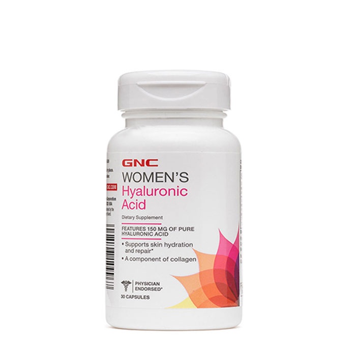ХИАЛУРОНОВА КИСЕЛИНА капсули 150 мг. 30 броя / GNC HYALURONIC ACID