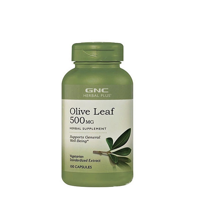 МАСЛИНА ЛИСТА капсули 500 мг. 100 броя / GNC OLIVE LEAF