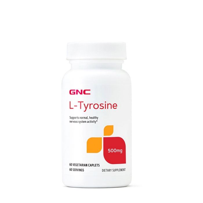 L-ТИРОЗИН каплети 500 мг. 60 броя / GNC L-TYROSINE