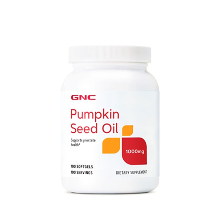 ТИКВЕНО СЕМЕ МАСЛО капсули 1000 мг. 100 броя / GNC PIMPKIN SEED OIL
