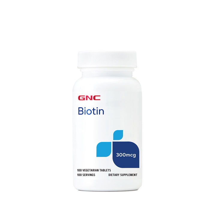 БИОТИН таблетки 300 мкг. 100 броя / GNC BIOTIN