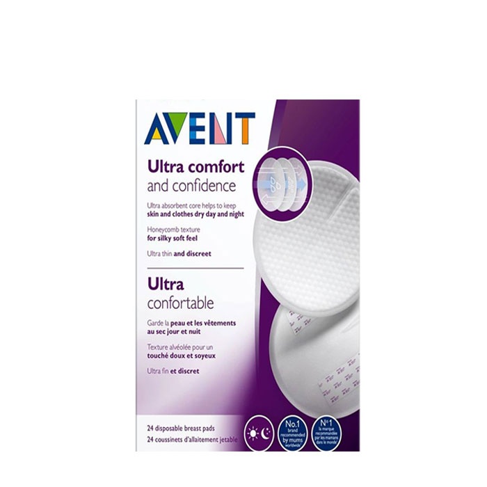 ПОДПЛЪНКИ ЗА КЪРМАЧКИ 24 броя / AVENT NURSING PADS