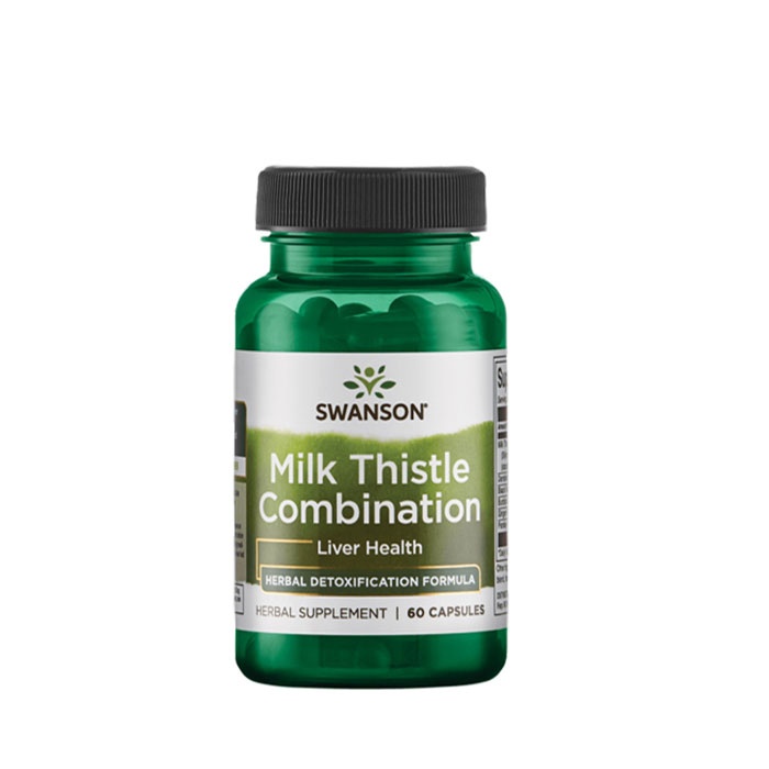 СУОНСЪН КОМБИНАЦИЯ С БЯЛ ТРЪН капсули 60 броя / SWANSON MILK THISTLE COMBINATION