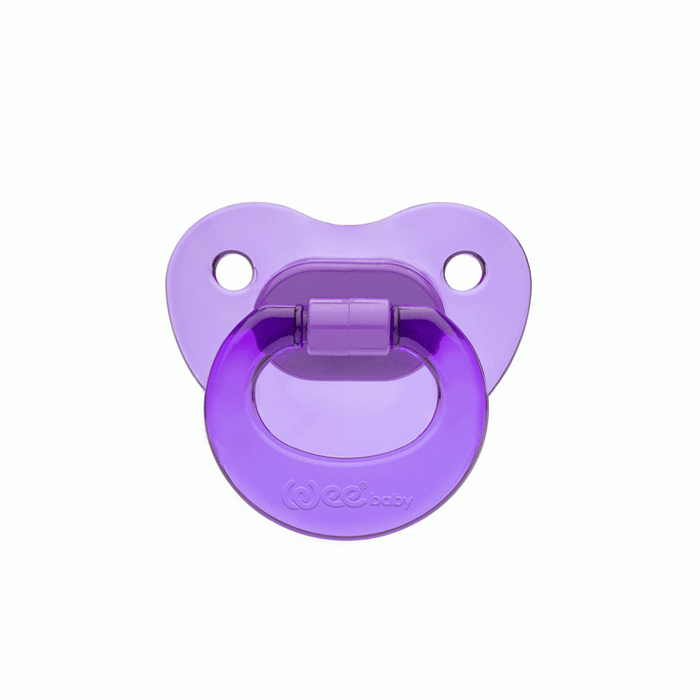 УИ БЕЙБИ ОРТОДОНТСКА ЦВЕТНА ЗАЛЪГАЛКА CANDY 6-18 месеца 112 / WEE BABY CANDY ORTHODONTICAL SOOTHER 6-18 months 112