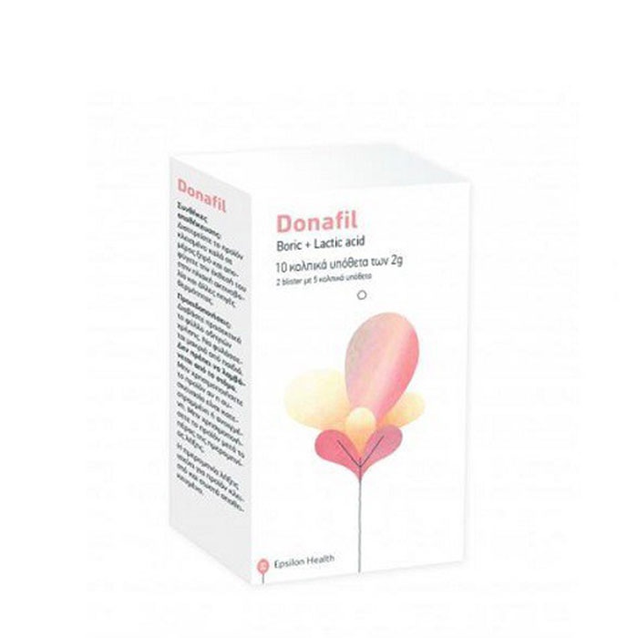 ДОНАФИЛ вагинални овули 10 броя / EPSILON HEALTH DONAFIL
