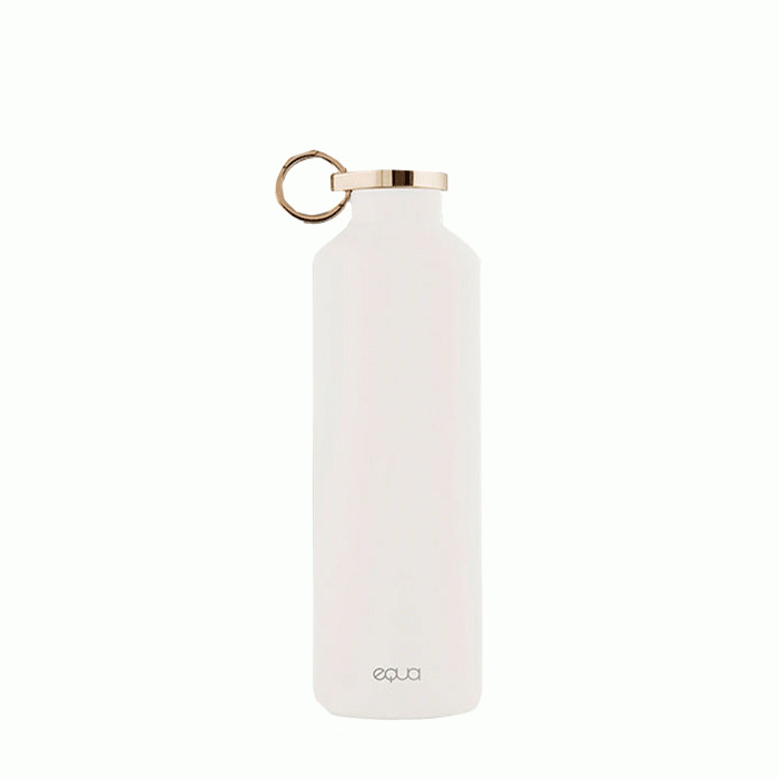 МЕТАЛНА СМАРТ БУТИЛКА EQUA СНЕЖНО БЯЛО 680 мл. / SMART METAL BOTTLE EQUA SNOW WHITE