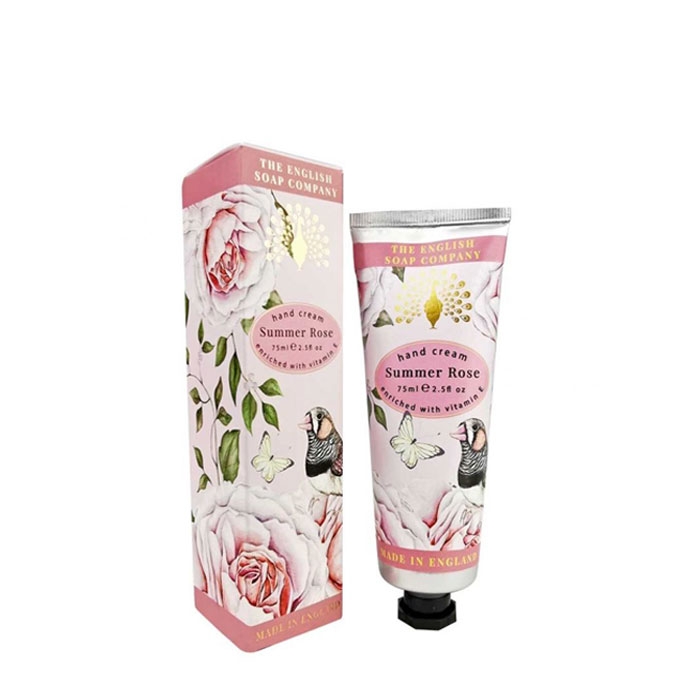КРЕМ ЗА РЪЦЕ ЛЯТНА РОЗА ИНГЛИШ СОУП КАМПЪНИ 75 мл. / ENGLISH SOAP COMPANY SUMMER ROSE HAND CREAM