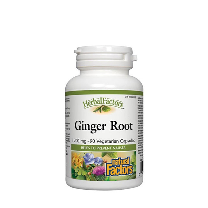 НАТУРАЛ ФАКТОРС ДЖИНДЖИФИЛ 1200 мг капсули 90 броя / NATURAL FACTORS GINGER
