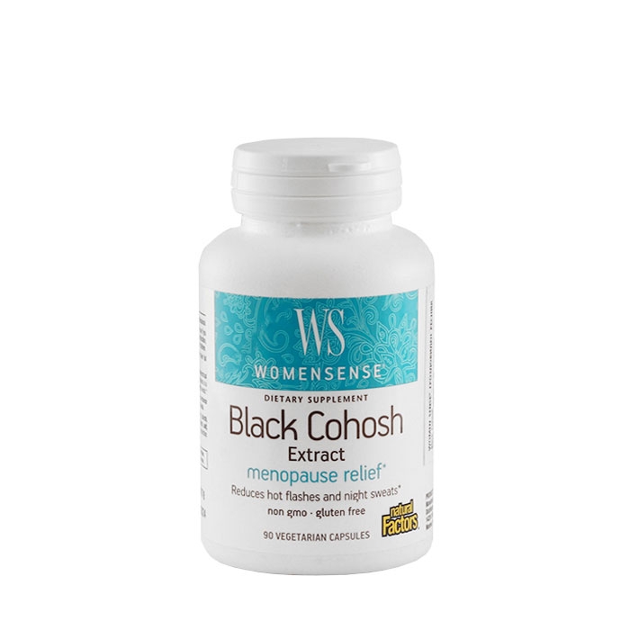 НАТУРАЛ ФАКТОРС УОМЪНСЕНС ГРОЗДОВИДЕН РЕСНИК капсули 90 броя / NATURAL FACTORS WOMENSENSE BLACK COHOSH