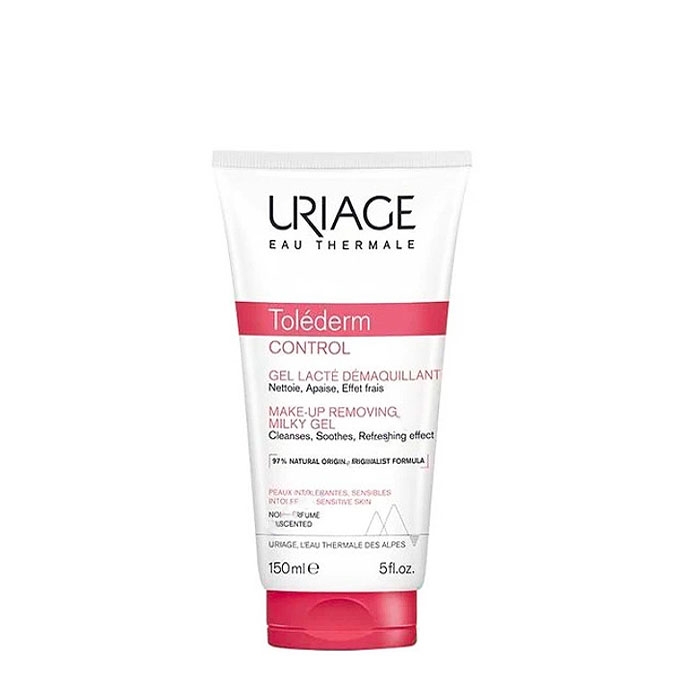 УРИАЖ TOLEDERM CONTROL МЛЕЧЕН ГЕЛ ЗА ПРЕМАХВАНЕ НА ГРИМ БЕЗ ОТМИВАНЕ 150 мл. / URIAGE TOLEDERM CONTROL MAKE-UP REMOVING MILKY GEL