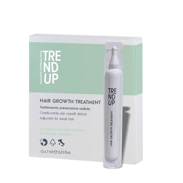 АМПУЛИ ПРОТИВ КОСОПАД ТРЕНД ЪП 7 мл. 12 броя / TREND UP HAIR GROWTH TREATMENT