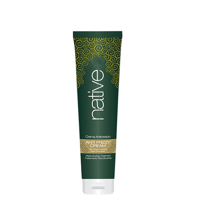 КРЕМ ЗА КОСА С АРГАН И КЕРАТИН ЗА ЛЕСНО ИЗПРАВЯНЕ НАТИВ 175 мл. / NATIVE ANTI-FRIZZY CREAM