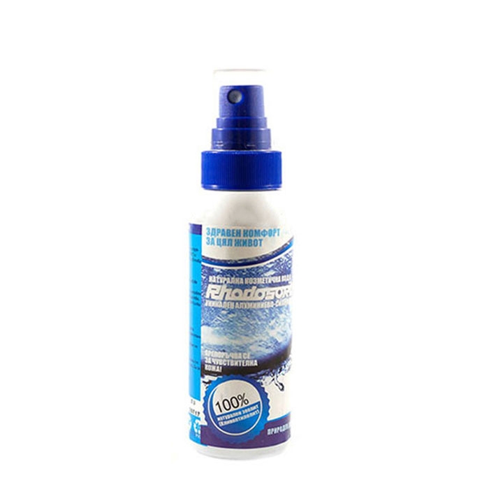 РОДОСОРБ - W - НАТУРАЛНА КОЗМЕТИЧНА ВОДА-СПРЕЙ СЪС ЗЕОЛИТ 100 мл. / RHODOSORB - W- NATURAL COSMETIC ZEOLITE SPRAY WATER
