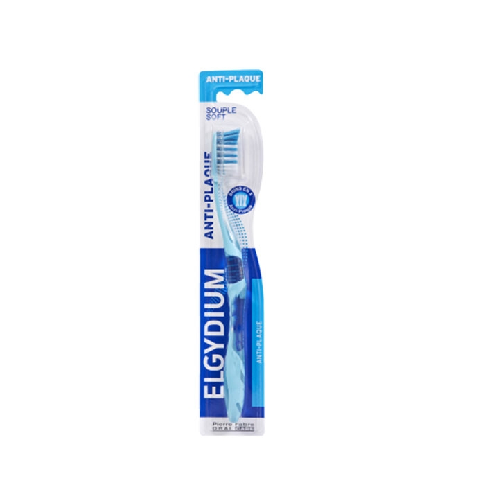 ЧЕТКА ЗА ЗЪБИ ЕЛГИДИУМ АНТИ - ПЛАКА СОФТ / ELGYDIUM ANTI - PLAQUE SOFT TOOTHBRUSH