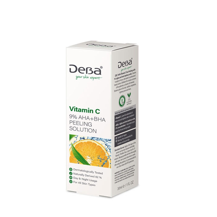 ДЕВА ПИЛИНГ ЗА ЛИЦЕ С ВИТАМИН C 9 % AHA 30 мл. / DEVA VITAMIN C 9% AHA PEELING SOLITION