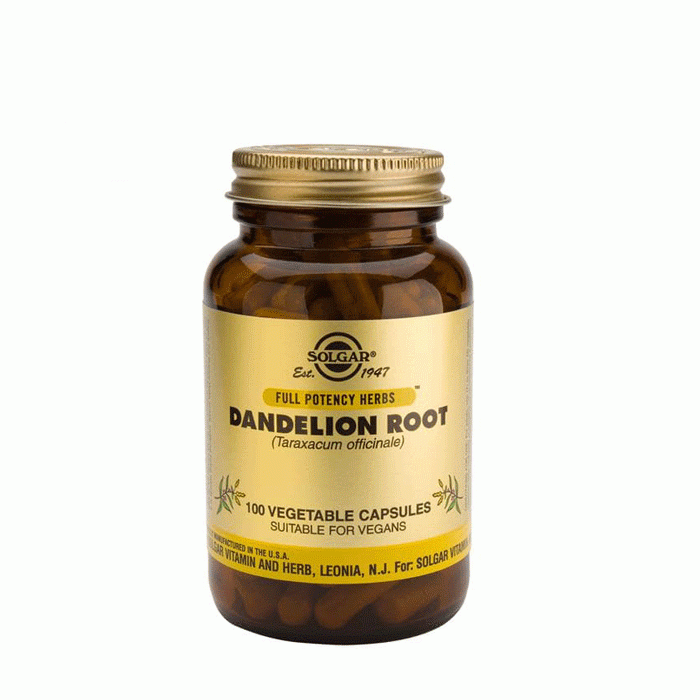 СОЛГАР КОРЕН ОТ ГЛУХАРЧЕ - ДАНДЕЛИОН капсули 100 броя / SOLGAR DANDELION ROOT