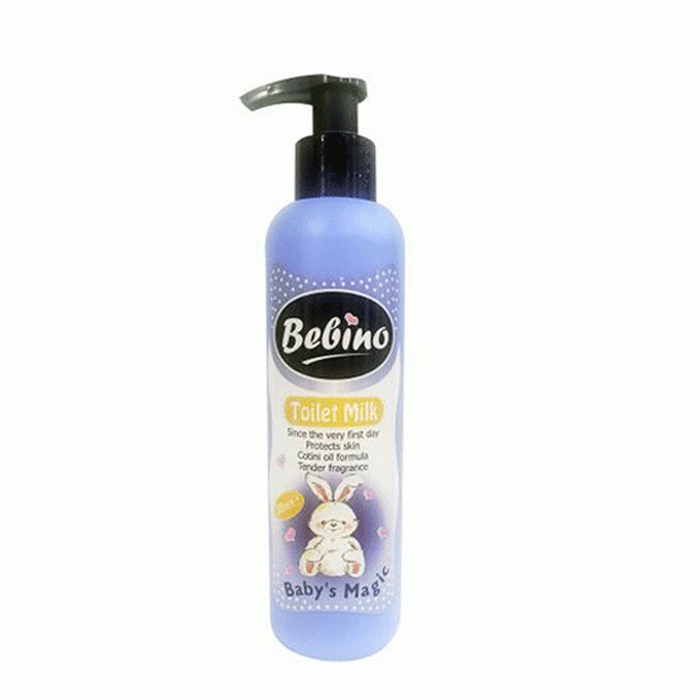БЕБЕШКО ТОАЛЕТНО МЛЯКО С ПОМПА 200 мл. / KOKONA COSMETICS BEBINO TOILET MILK