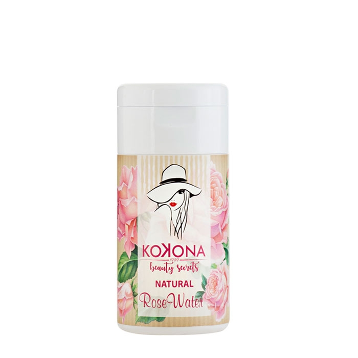 ЛОСИОН ЗА ЛИЦЕ С НАТУРАЛНА РОЗОВА ВОДА 120 мл. / KOKONA COSMETICS NATURAL ROSE WATER FACE LOTION