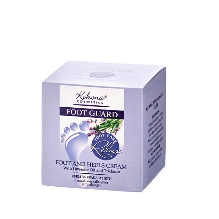 ФУУТ ГАРД РЕЛАКС КРЕМ ЗА КРАКА И ПЕТИ 50 мл. / KOKONA COSMETICS FOOT GUARD RELAX FOOT AND HEELS CREAM