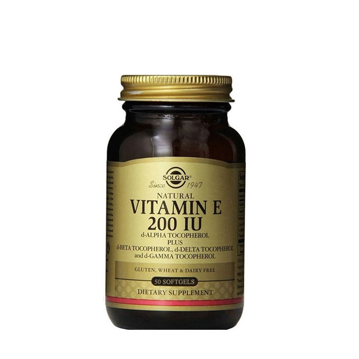 СОЛГАР ВИТАМИН Е капсули 200 IU 50 броя / SOLGAR VITAMIN E Drugstore BG