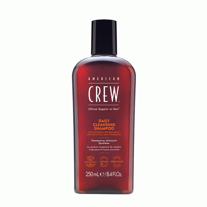 ЕЖЕДНЕВЕН ПОЧИСТВАЩ ШАМПОАН АМЕРИКАН КРЮ 250 мл. / AMERICAN CREW DAILY CLEANSING SHAMPOO