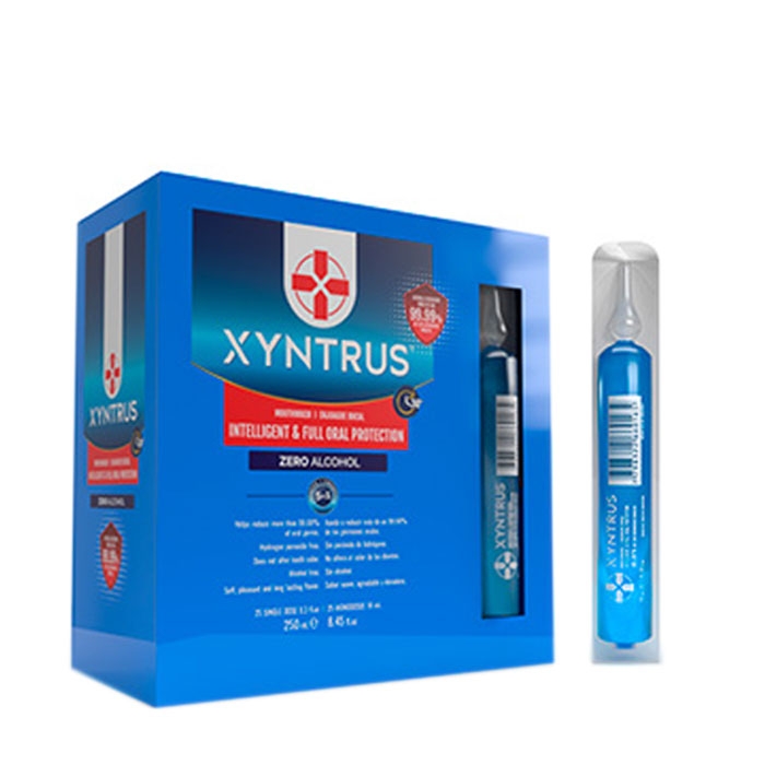 ВОДА ЗА УСТА XYNTRUS 10 мл. 25 броя / MOUTHWASH XYNTRUS