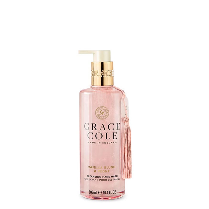 ГРЕЙС КОЛ ПОДХРАНВАЩ ТЕЧЕН САПУН С ВАНИЛИЯ И БОЖУР 300 мл. / GRACE COLE WHITE VANILLA BLUSH &amp; PEONY CLEANSING HAND WASH