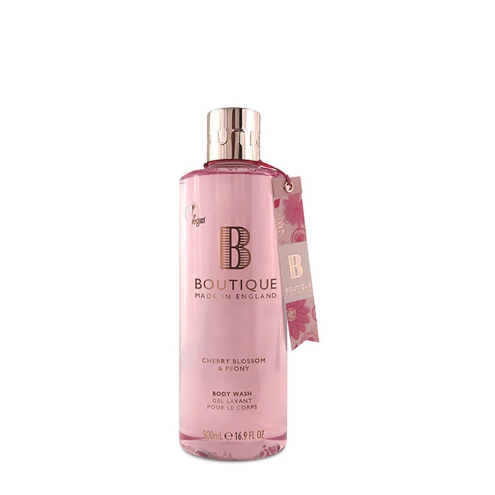 ГРЕЙС КОЛ БУТИК ДУШ - ГЕЛ С ЧЕРЕША И БОЖУР 500 мл. / GRACE COLE BOUTIQUE SHOWER - GEL WITH CHERRY AND PEONY