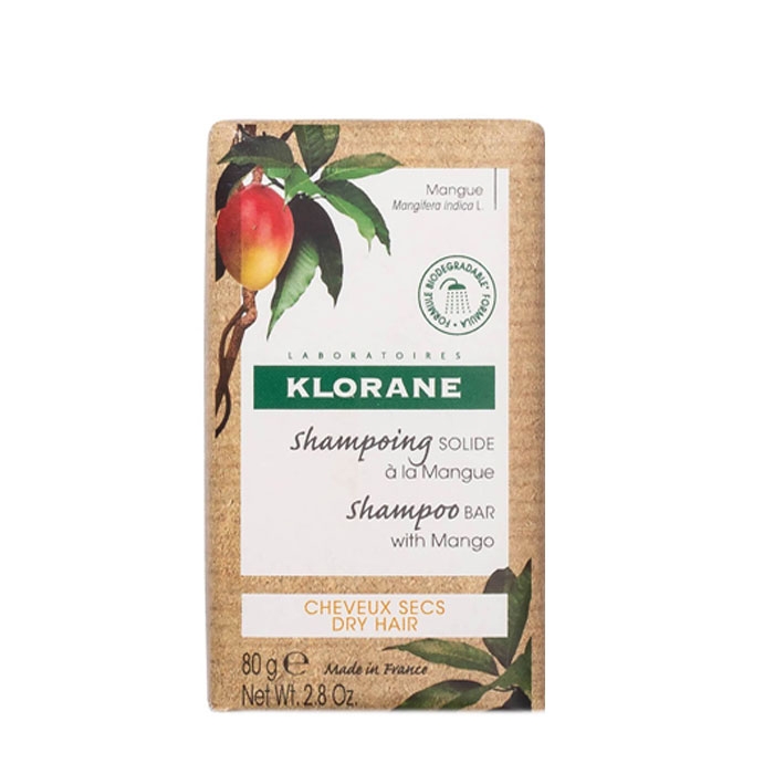 КЛОРАН ТВЪРД ШАМПОАН С МАНГО ЗА СУХА КОСА 80 гр. / KLORANE SHAMPOO BAR WITH MANGO FOR DRY HAIR
