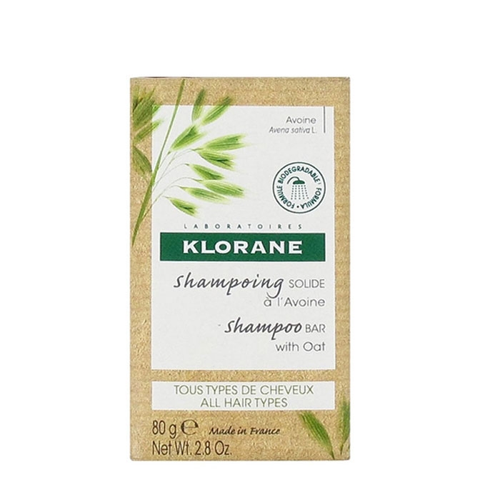 КЛОРАН БАЛАНСИРАЩ ТВЪРД ШАМПОАН ЗА ЧЕСТА УПОТРЕБА С ОВЕС 80 гр. / KLORANE SHAMPOO BAR WITH OAT