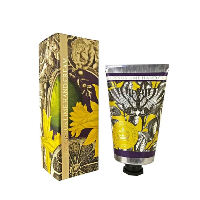 КРЕМ ЗА РЪЦЕ С НАРЦИС И ЛАЙМ ИНГЛИШ СОУП КЪМПАНИ 75 мл. / ENGLISH SOAP Q COMPANIES KEW HAND CREAM WITH DARCISSUS AND LIME