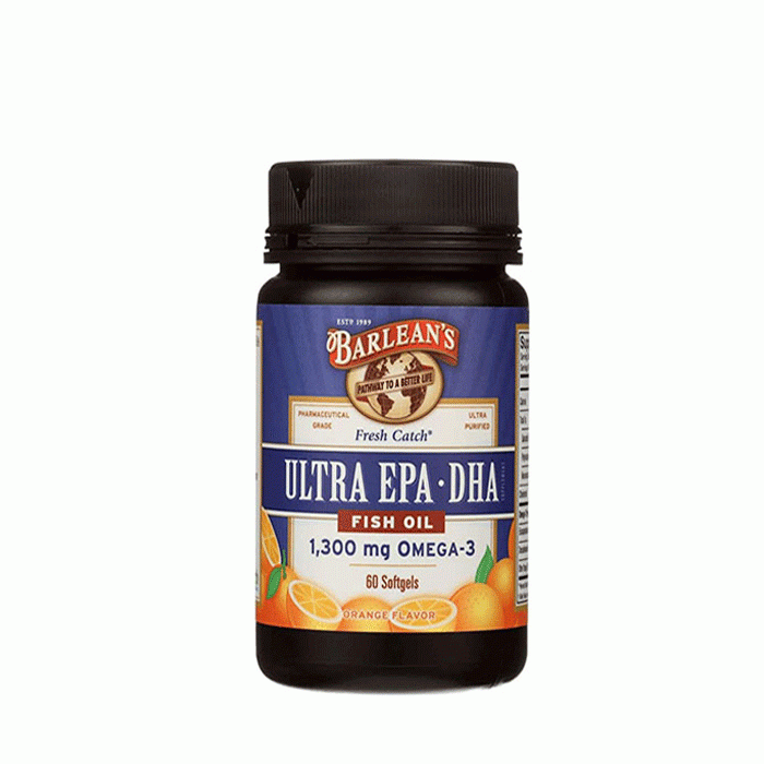 УЛТРА EPA/DHA ОМЕГА 3 софтгел капсули 60 броя / BARLEAN&#039;S ORGANIC ULTRA EPA/DHA OMEGA 3