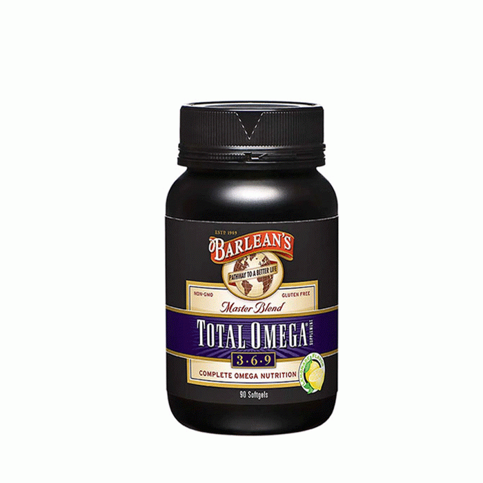ТОТАЛ ОМЕГА софтгел капсули 90 броя / BARLEAN&#039;S ORGANIC TOTAL OMEGA