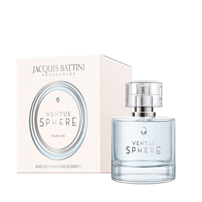 ЖАК БАТИНИ СВАРОВСКИ ПАРФЮМ ЗА ЖЕНИ VENTUS SPHERE 60 мл. / JACQUES BATTINI VENTUS SPHERE PARFUM MADE WITH SWAROVSKI ELEMENTS