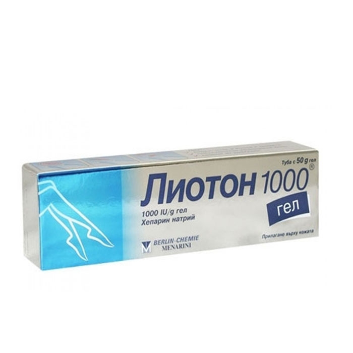 ЛИОТОН 1000 гел 50 гр. / BERLIN CHEMIE LIOTON 1000 GEL