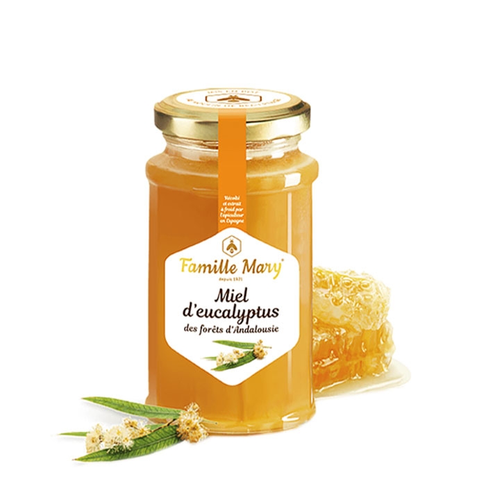 ПЧЕЛЕН МЕД ОТ ЕВКАЛИПТОВИ ЦВЕТЧЕТА 360 гр. / FAMILLE MARY HONEY FROM EUCALYPTUS FLOWERS