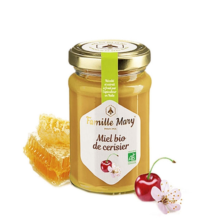 БИО ПЧЕЛЕН МЕД ОТ ЧЕРЕШОВ ЦВЯТ 230 гр. / FAMILLE MARY ORGANIC HONEY FROM CHERRY BLOSSOL