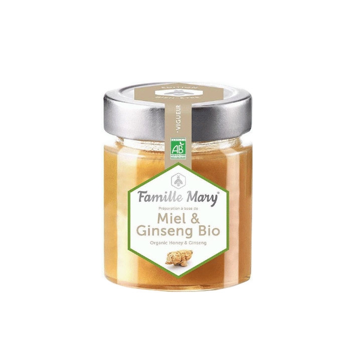 БИО МЕД ОТ ГОРСКИ ЦВЕТЯ + ЖЕНШЕН 170 гр. / FAMILLE MARY ORGANIC HONEY + GINSENG