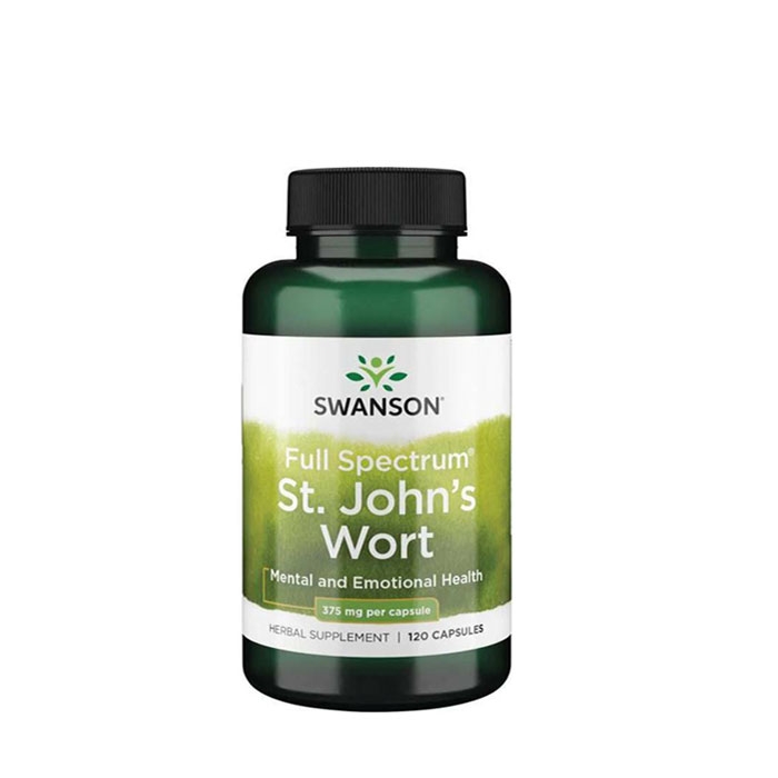 СУОНСЪН ЖЪЛТ КАНТАРИОН ПЪЛЕН СПЕКТЪР капсули 375 мг 120 броя / SWANSON FULL SPECTRUM ST. JOHNS WORT