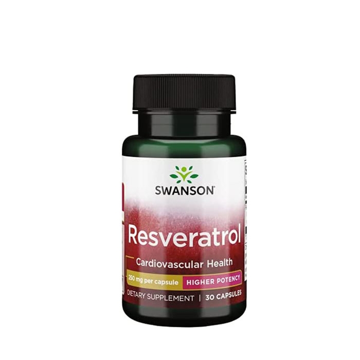 СУОНСЪН РЕСВЕРАТРОЛ капсули 250 мг 30 броя / SWANSON RESVERATROL